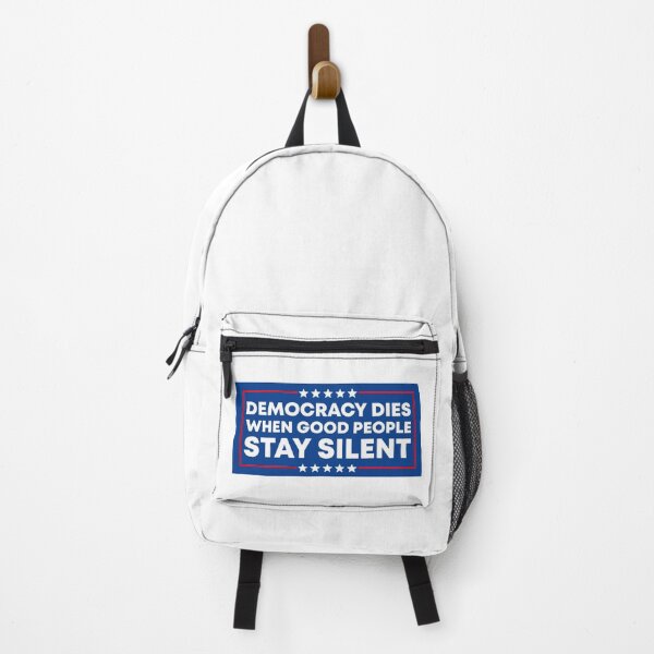 Item preview, Democracy Dies When Good People Stay Silent - No Kings Rally designed and sold by PixVib.