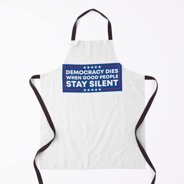 Item preview, Democracy Dies When Good People Stay Silent - No Kings Rally designed and sold by PixVib.