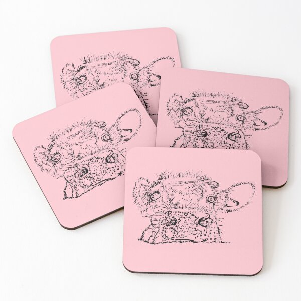 Item preview, Dairy Cow - Peekamoo - (#FFC1CC) designed and sold by The Stippler Process.