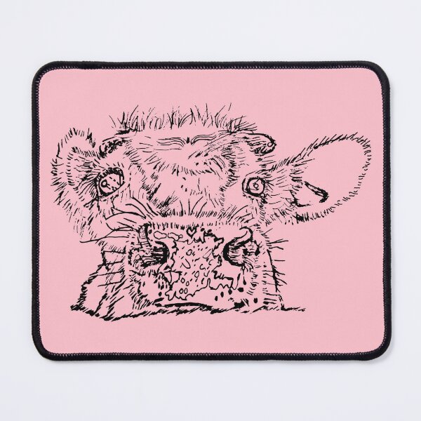 Item preview, Dairy Cow - Peekamoo - (#FFC1CC) designed and sold by The Stippler Process.