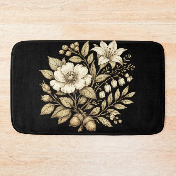 Item preview, Vintage Botanical Flower Illustration Sticker | Hand Drawn Floral Engraving Aesthetic Design designed and sold by irfanshikh.