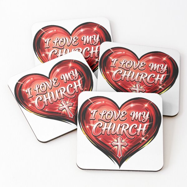 Item preview, I Love My Church designed and sold by Praytastic.