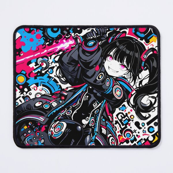 Item preview, NEON: Arrogant Cyberpop Katana Slash | Cute Cyberpunk Anime Girl designed and sold by Sytrics.
