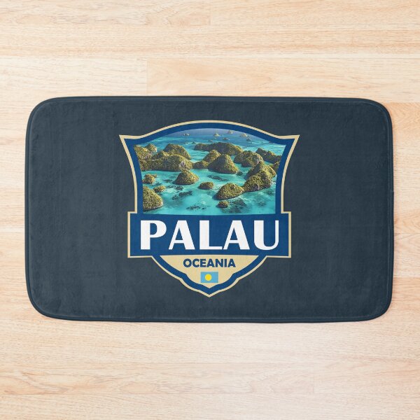 Item preview, Palau Illustration Retro Badge designed and sold by KrisSidDesigns.