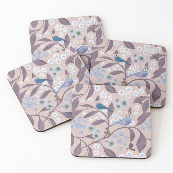 Item preview, Whimsical Songbirds & Sneezeweed designed and sold by phatlizzardart.