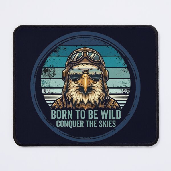 Item preview, Born to Be Wild – Conquer the Skies Emblem Design designed and sold by Dogandesighn.