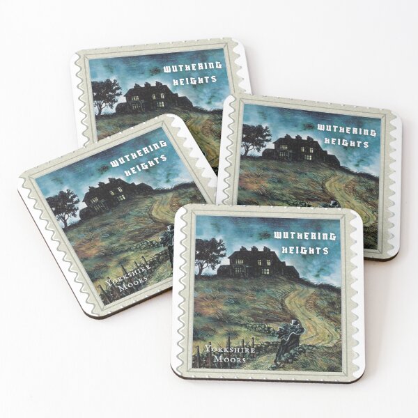 Item preview, Wuthering Heights, Yorkshire Moors | Stamp designed and sold by Nyxander's Bookish Catalogue.