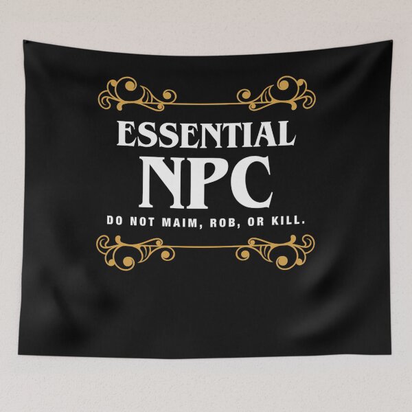 Item preview, Essential Npc Non-Playable Character Gaming designed and sold by ChrisEmpires.