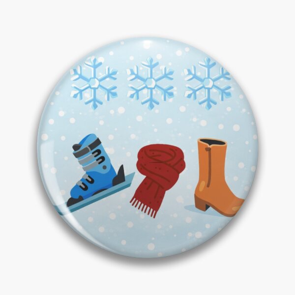 Item preview, Winter Outfits Cozy & Chic - Skis Scarf & Boots designed and sold by Unsololugar.