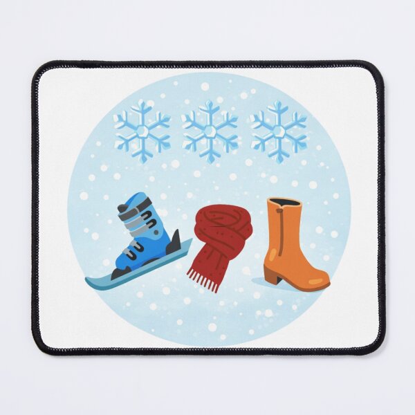 Item preview, Winter Outfits Cozy & Chic - Skis Scarf & Boots designed and sold by Unsololugar.
