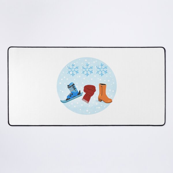 Item preview, Winter Outfits Cozy & Chic - Skis Scarf & Boots designed and sold by Unsololugar.