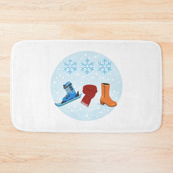 Item preview, Winter Outfits Cozy & Chic - Skis Scarf & Boots designed and sold by Unsololugar.