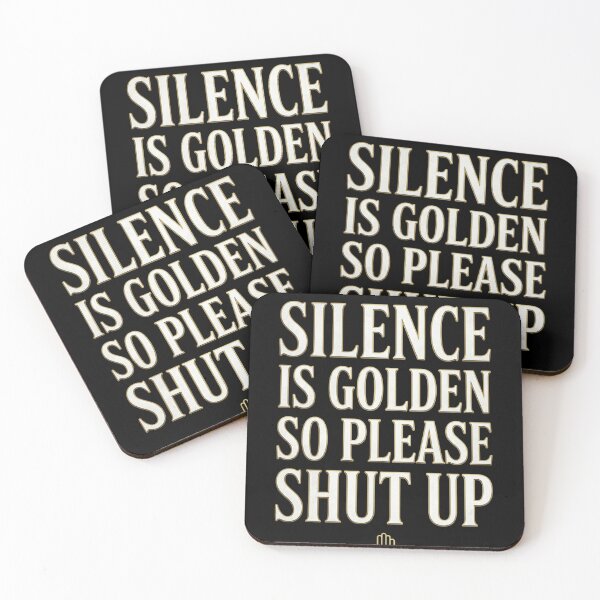Item preview, Silence Is Golden Shirt designed and sold by sedyCompany.