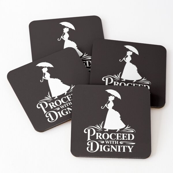 Item preview, Victorian Lady Silhouette with Parasol Proceed with Dignity designed and sold by dreamparlor.