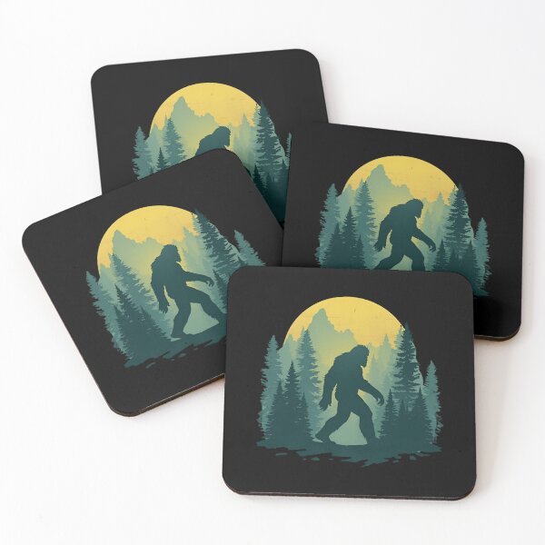 Item preview, Bigfoot walking in forest 4 designed and sold by Neon G.