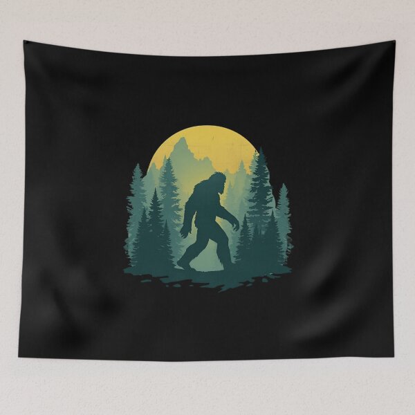 Item preview, Bigfoot walking in forest 4 designed and sold by Neon G.