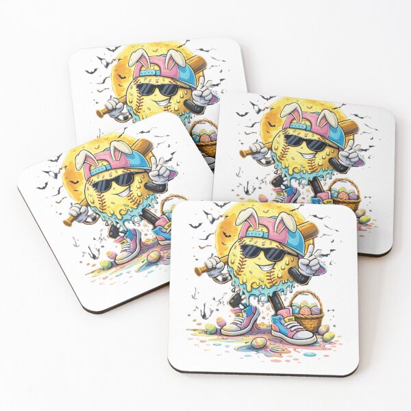Item preview, Melting Baseball Bunny Cool Drip Street Art Ice Cream Youth Boy Kids designed and sold by bilal sibgui.