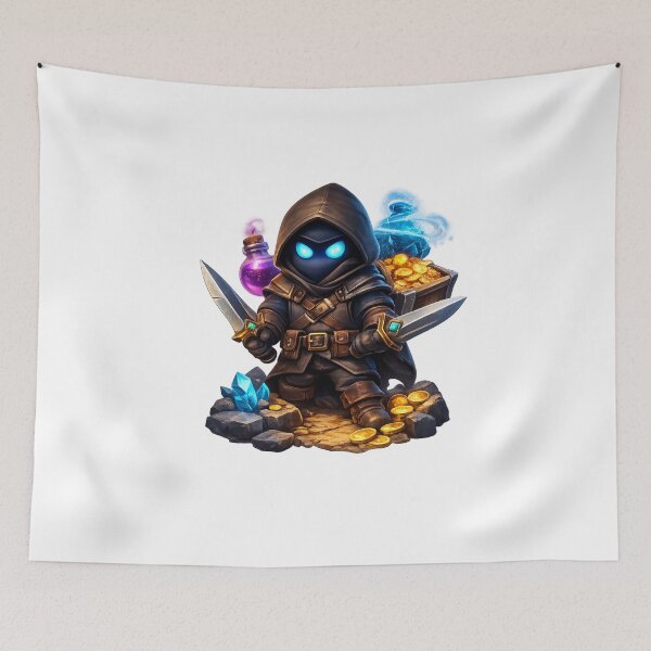 Item preview, Shadow Treasure Hunter – Dark Fantasy Rogue Adventure designed and sold by Ana Gómez.