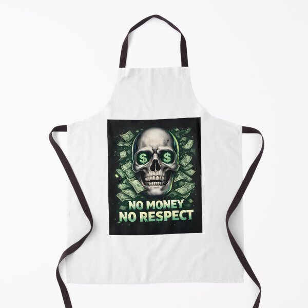 Item preview, No Money No Respect – Dark Skull Wealth Motivation Art designed and sold by Anshugoyal.