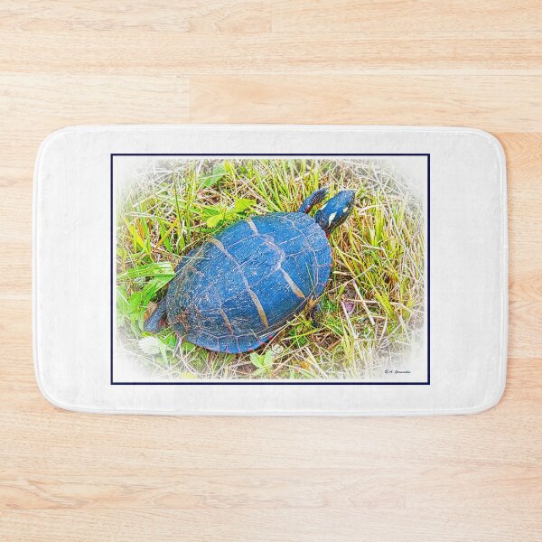 Item preview, Painted Turtle Exploring the Surroundings designed and sold by AMacGPhilly.