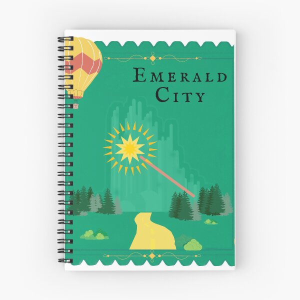 Item preview, Emerald City | Stamp designed and sold by Nyxander's Bookish Catalogue.