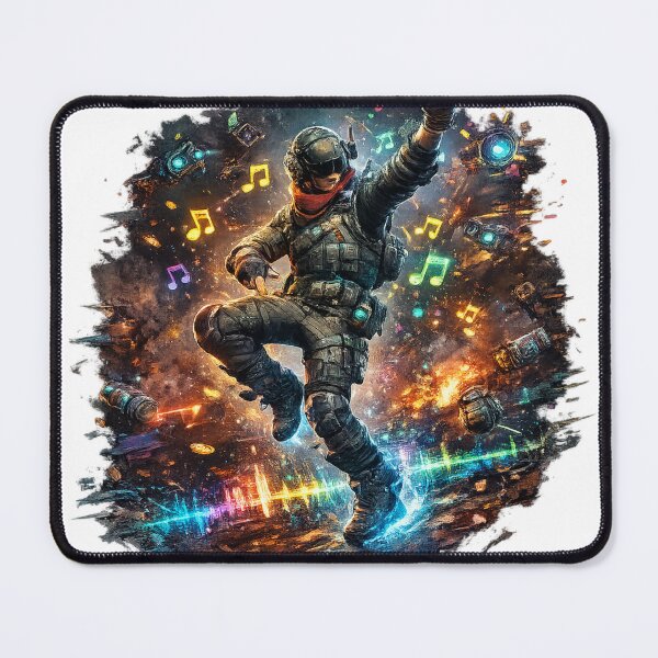 Item preview, Cyber Runner Explosion – Futuristic Action Design designed and sold by Ana Gómez.