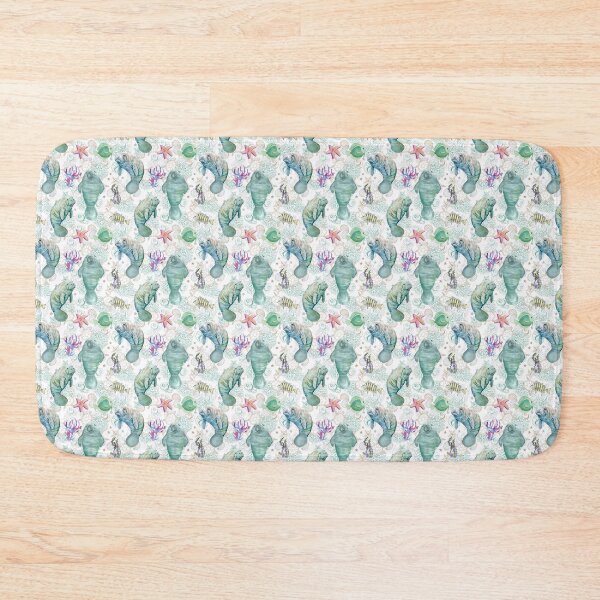 Item preview, Manatee Nautical Pattern Throw Blanket, Phone Case designed and sold by candiscamera.