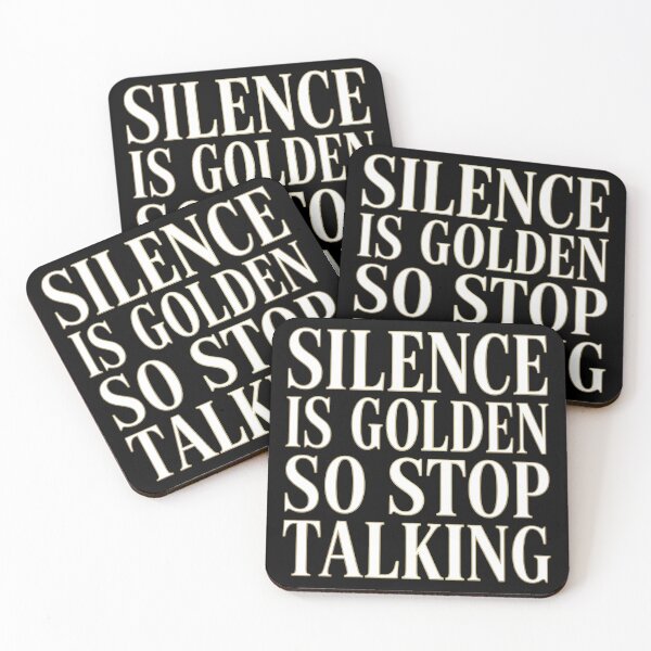 Item preview, Silence is Gold designed and sold by sedyCompany.
