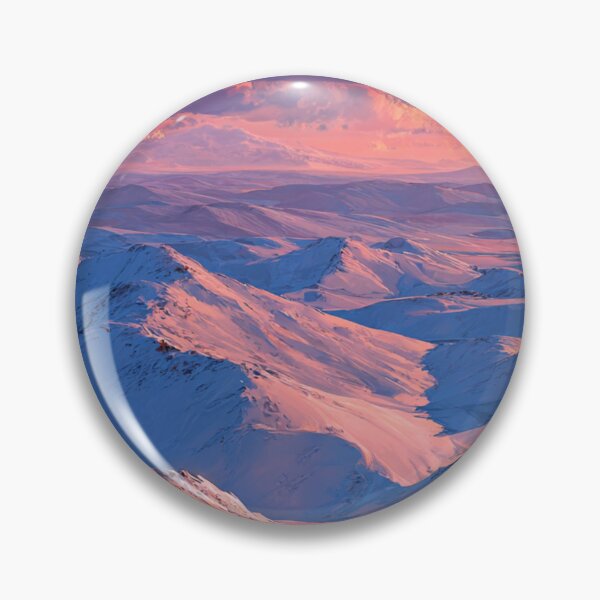 Item preview, Sunset Mountains Landscape designed and sold by NicolasGlowArt.