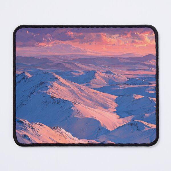 Item preview, Sunset Mountains Landscape designed and sold by NicolasGlowArt.