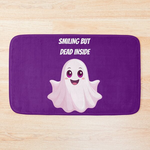 Item preview, Smiling But Dead Inside Funny Ghost Cute Dark Humor Shirt designed and sold by Negisandeep studio.