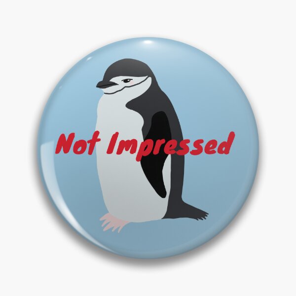 Item preview, Not Impressed Chinstrap Penguin Cute Illustration designed and sold by autumn-acorns.
