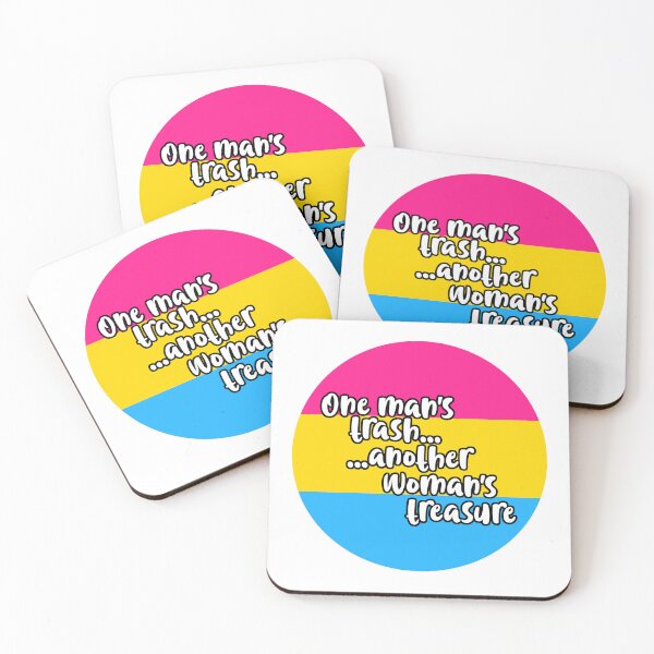 Item preview, One Man's Trash... Another Woman's Treasure (Pansexual flag) designed and sold by robynetzan.