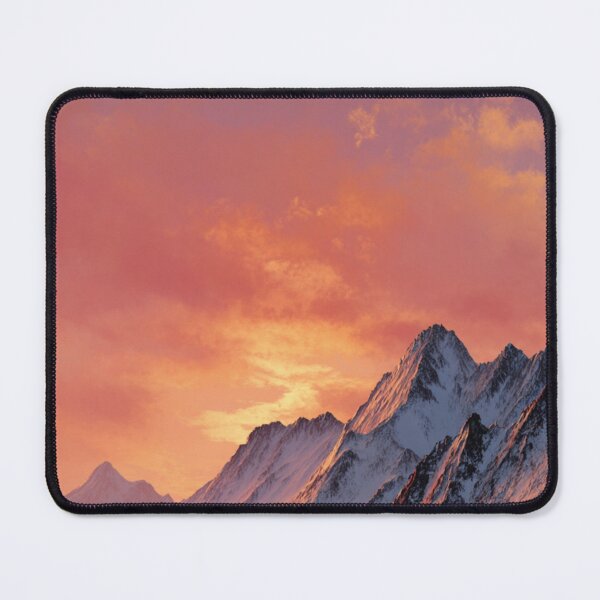 Item preview, Susnet in Mountains Landscape designed and sold by NicolasGlowArt.