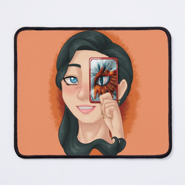 Item preview, Woman holding an eye car designed and sold by AssortedDrawings.