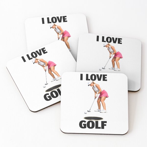 Item preview, I LOVE GOLF WOMEN'S TEE SHIRT IS MY FAVORITE ai generated created by frasues designed and sold by frasues.