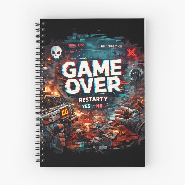 Item preview, Game Over Glitch – Cyber Pk Gaming Aesthetic designed and sold by Ana Gómez.