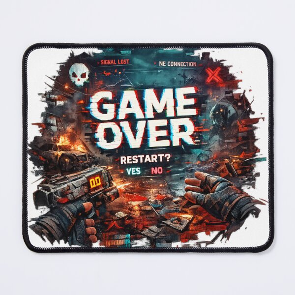 Item preview, Game Over Glitch – Cyber Pk Gaming Aesthetic designed and sold by Ana Gómez.