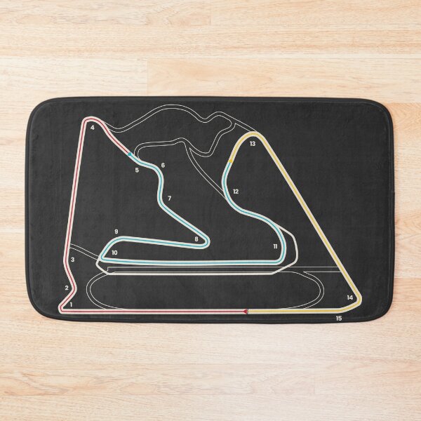 Item preview, Bahrain International Circuit | Bahrain Grand Prix Motorsports Circuit Map designed and sold by aio.