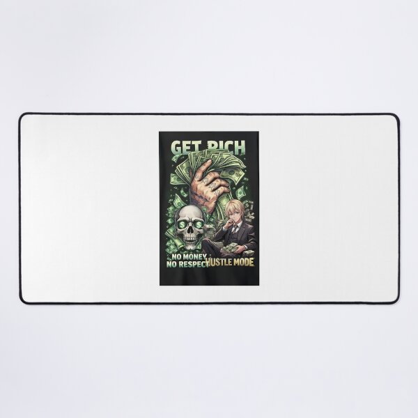 Item preview, Get Rich Hustle Mode – Money, Power & Respect Anime Art designed and sold by Anshugoyal.