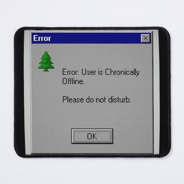 Item preview, Chronically Offline Windows 95 Error Retro Tech designed and sold by ryanguas.