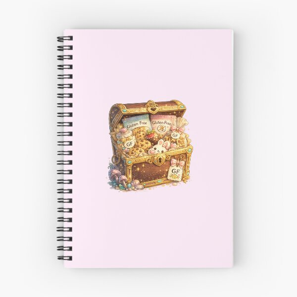 Item preview, Gluten Free Treasure Chest Sticker | Coeliac Safe Snacks Illustration | Gluten Free Goodies Gift | GF Food Lover Cute Design | Coeliac Awareness designed and sold by My Gluten Free Life UK.