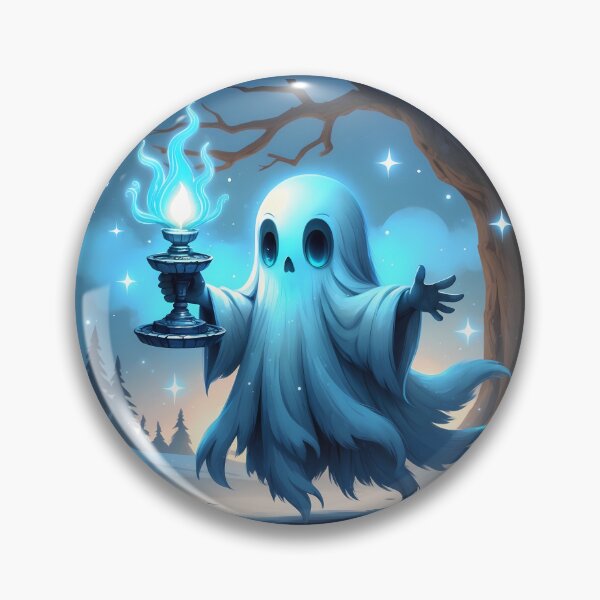 Item preview, Blue Ghost - Fantasy Art designed and sold by Lucid Dream Pixel.