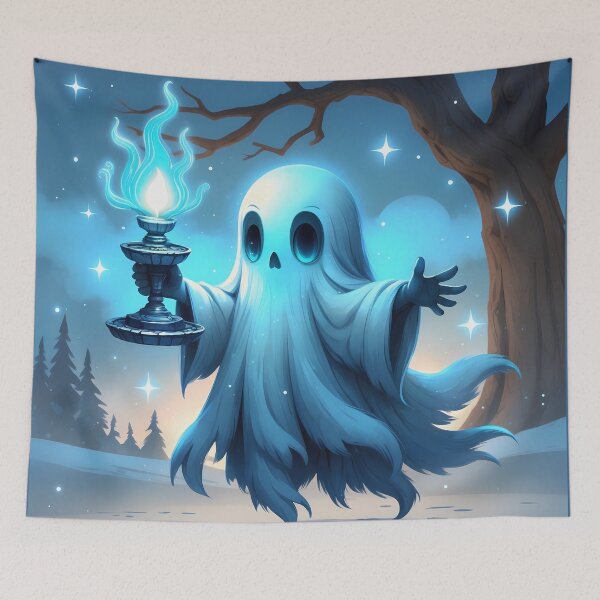 Item preview, Blue Ghost - Fantasy Art designed and sold by Lucid Dream Pixel.