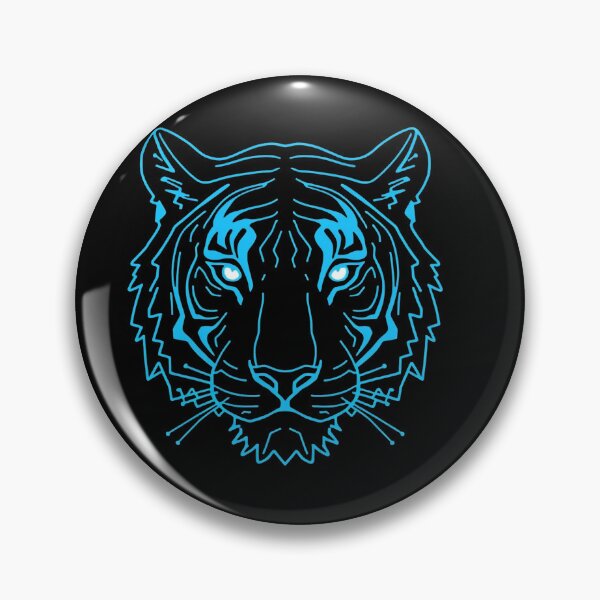 Item preview, Neon Cyberpunk Tiger Minimalist Line Art designed and sold by PaulyTechStudio.