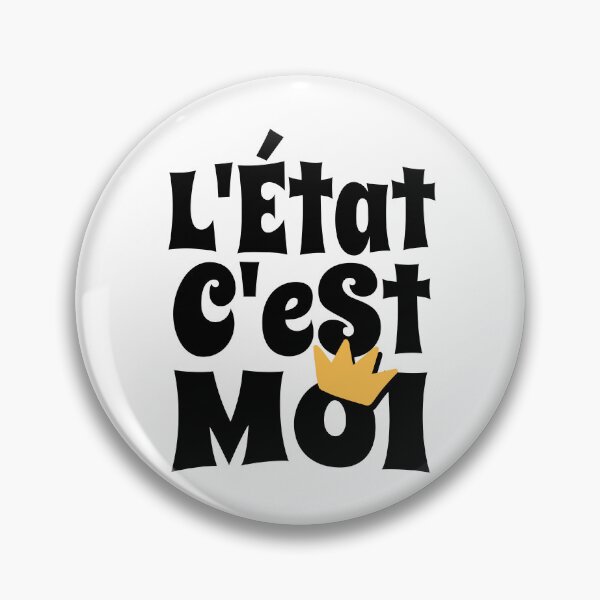 Item preview, Absolute Power L Etat C Est Moi French Quote designed and sold by AntiqueImages.