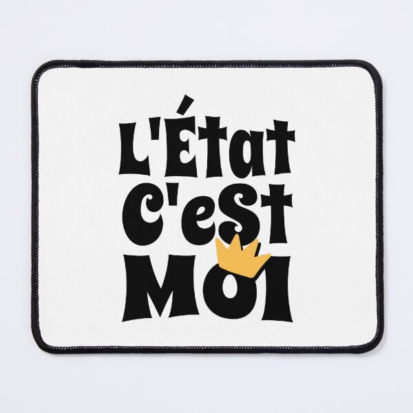 Item preview, Absolute Power L Etat C Est Moi French Quote designed and sold by AntiqueImages.