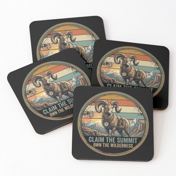 Item preview, Claim the Summit – Own the Wilderness Emblem Design designed and sold by Dogandesighn.