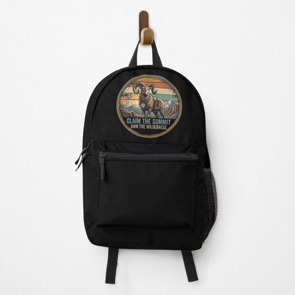 Item preview, Claim the Summit – Own the Wilderness Emblem Design designed and sold by Dogandesighn.