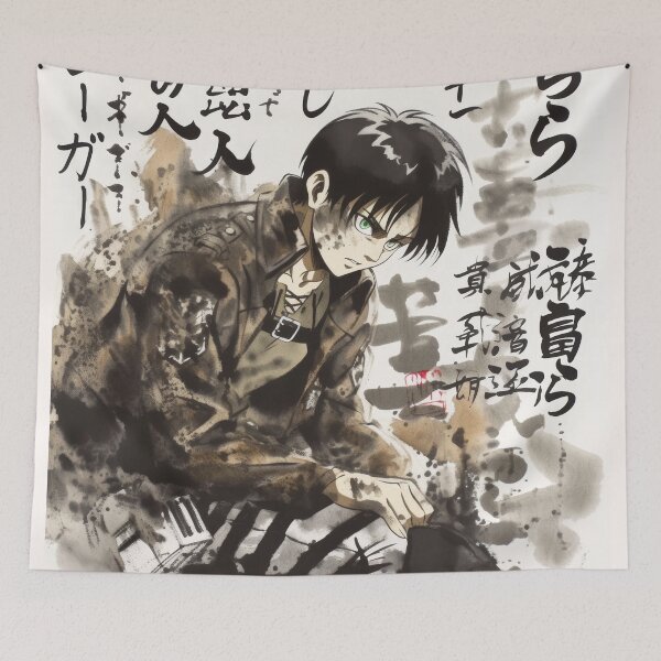 Item preview, Eren Sumi-e designed and sold by AnimeArsenalPrints.